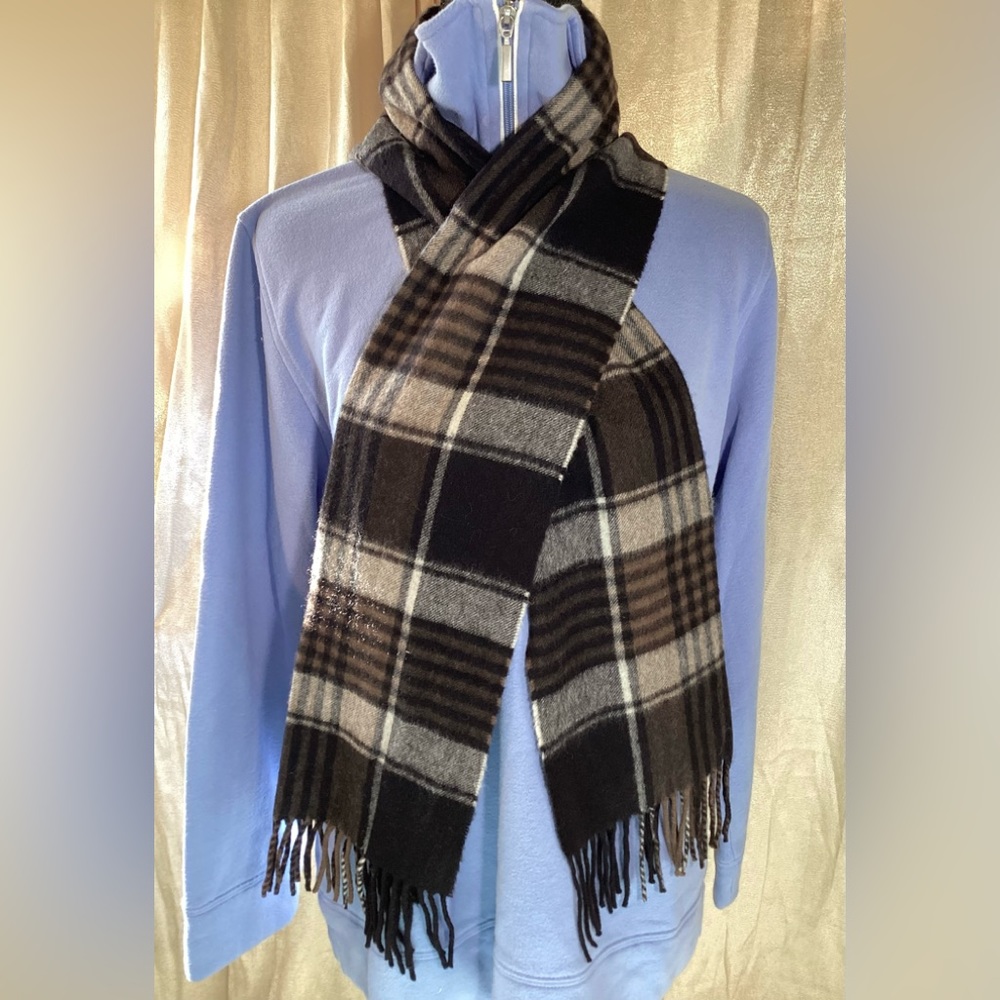 Black Brown 1826 Cashmere scarf